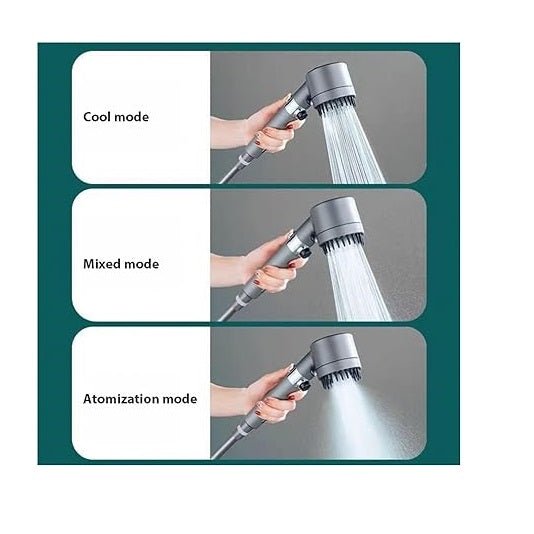 3 Modes Shower Head With Water Filter Tecnology