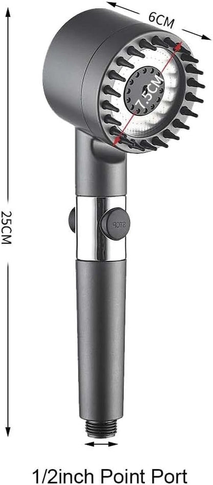 3 Modes Shower Head With Water Filter Tecnology