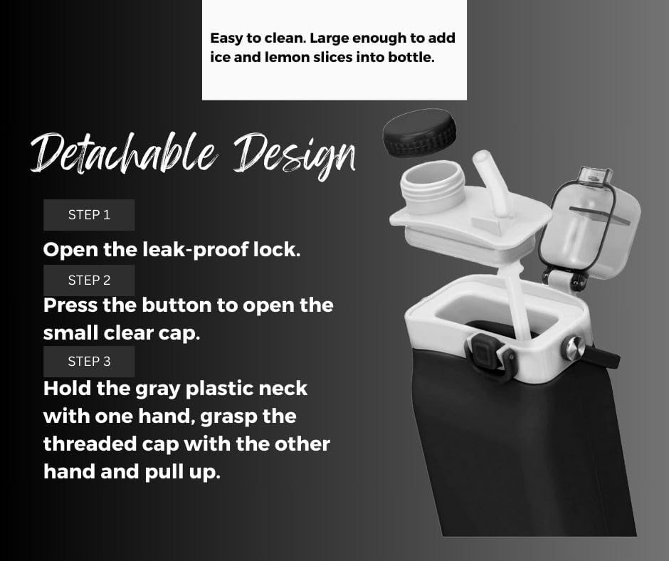 SPECIAL MADE Collapsible Water Bottles Leakproof Valve Reusable BPA Free Silicone Foldable Travel Water Bottle Cup for Gym Camping Hiking Travel Sports Lightweight Durable