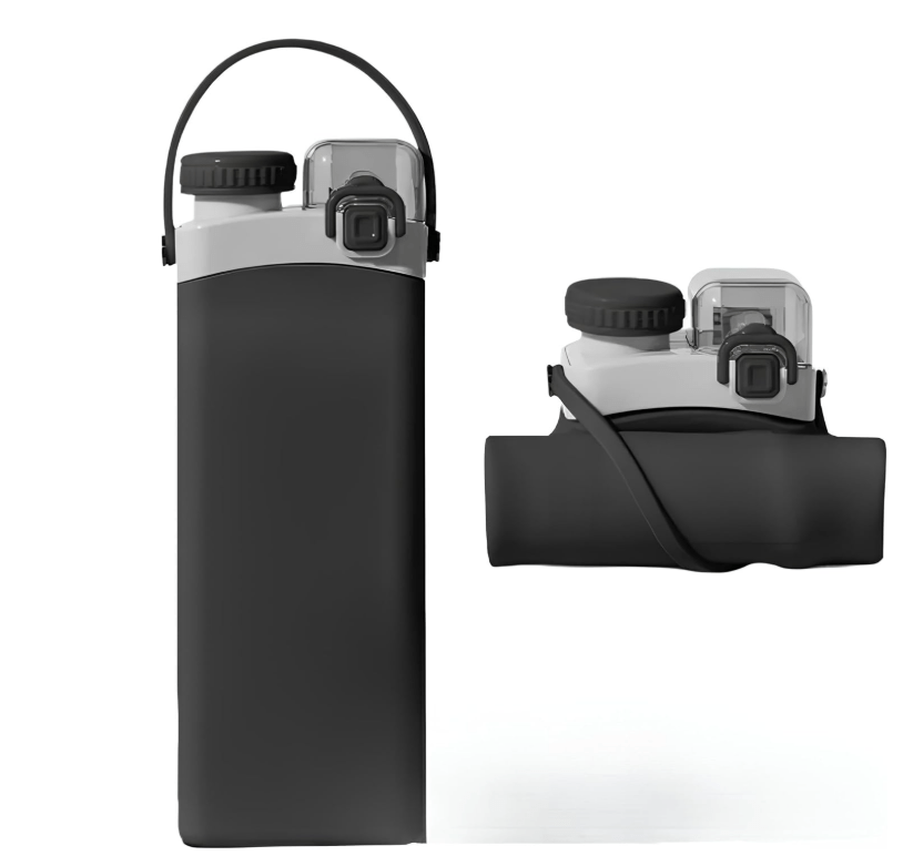 SPECIAL MADE Collapsible Water Bottles Leakproof Valve Reusable BPA Free Silicone Foldable Travel Water Bottle Cup for Gym Camping Hiking Travel Sports Lightweight Durable