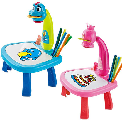 LED Projector Art Painting Table for Kids - Zambeel