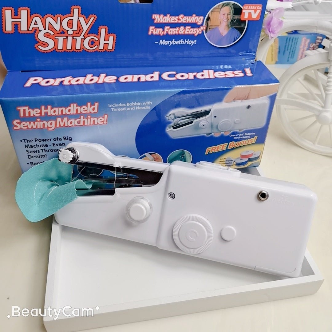 Mini Portable Handheld Stitch Machine – Quick Fabric Repair Sewing Tool