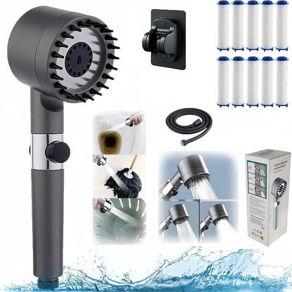 3 Modes Shower Head With Water Filter Tecnology
