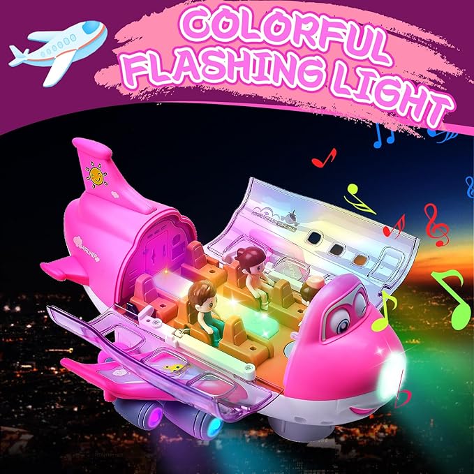 Rotating Electric Toy Airplane with 360 Degree Spinning Action