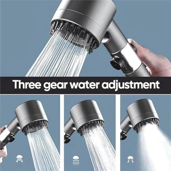 3 Modes Shower Head With Water Filter Tecnology