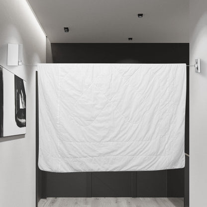 Retractable Indoor Outdoor Steel Wire Telescopic Clothesline Drying Rope