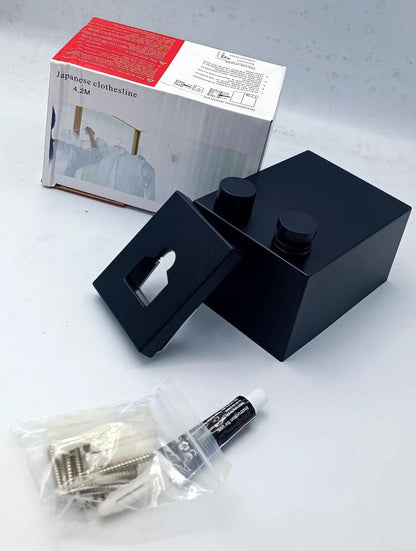 Retractable Indoor Outdoor Steel Wire Telescopic Clothesline Drying Rope